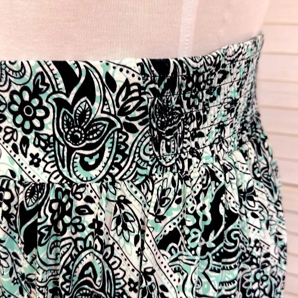 Lane Bryant Skater Skirt Size 18/20 18 Paisley Blue NWOT Plus Size